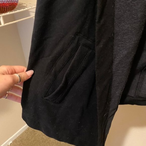 Athleta Sweatshirt Cardigan with Large Hood - Picture 2 of 4